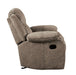 Homelegance Furniture Bastrop Glider Reclining Chair in Brown 8230FBR-1 - LasVegasFurnitureOnline.com
