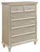 Homelegance Celandine 6 Drawer Chest in Silver 1928-9 - LasVegasFurnitureOnline.com