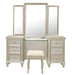 Homelegance Celandine Vanity Stool in Pearl/Silver 1928-14 - LasVegasFurnitureOnline.com