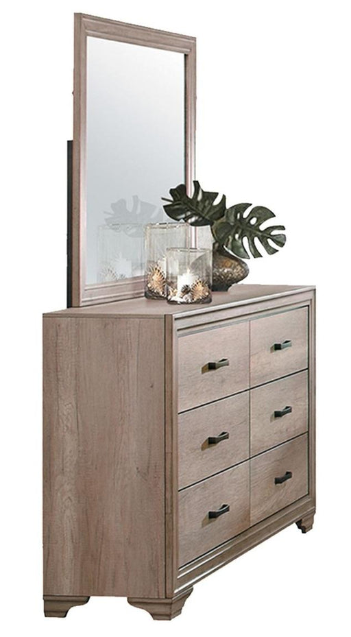 Homelegance Lonan 6 Drawer Dresser in Natural 1955-5 - LasVegasFurnitureOnline.com