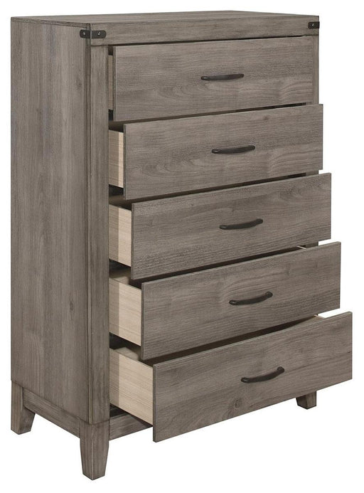 Homelegance Woodrow 5 Drawer Chest in Gray 2042-9 - LasVegasFurnitureOnline.com