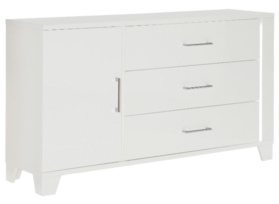 Homelegance Kerren Dresser in White 1678W-5 - LasVegasFurnitureOnline.com