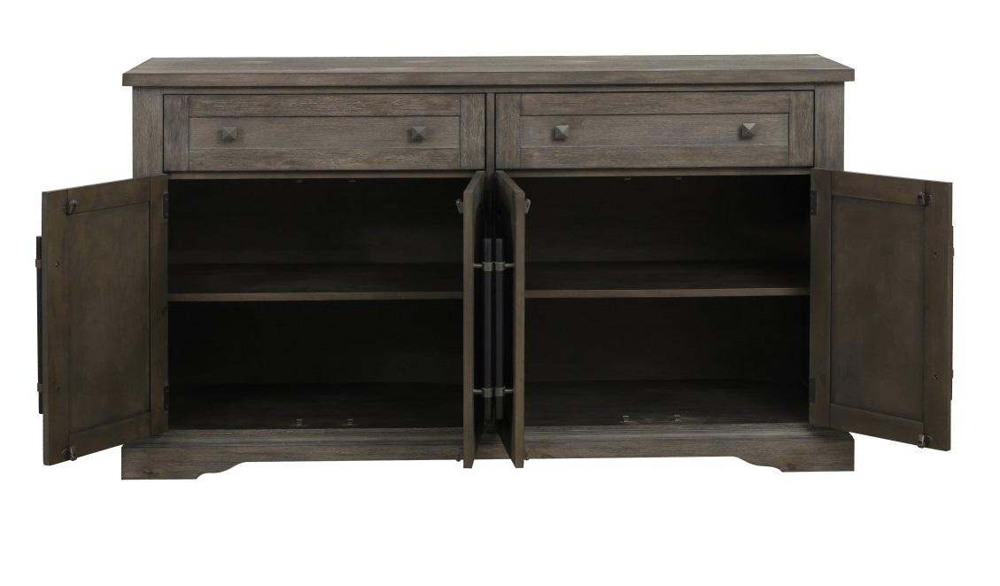 Homelegance Toulon Server in Dark Pewter 5438-40 - LasVegasFurnitureOnline.com