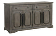 Homelegance Toulon Server in Dark Pewter 5438-40 - LasVegasFurnitureOnline.com