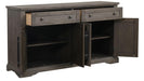 Homelegance Toulon Server in Dark Pewter 5438-40 - LasVegasFurnitureOnline.com