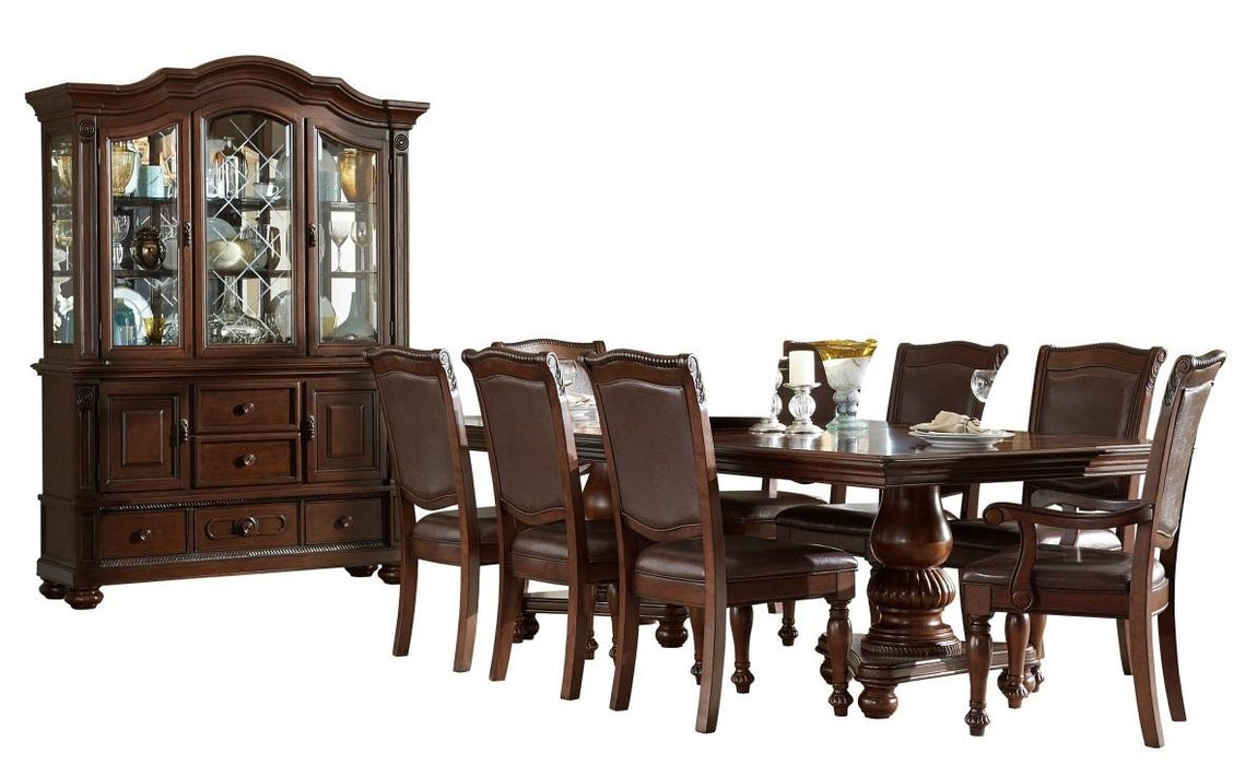 Homelegance Lordsburg Buffet and Hutch in Brown Cherry 5473-50*