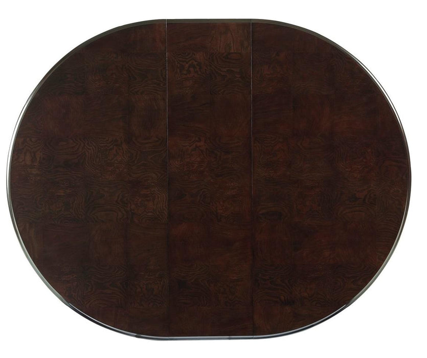 Homelegance Savion Round/Oval Dining Table in Espresso 5494-76* - LasVegasFurnitureOnline.com