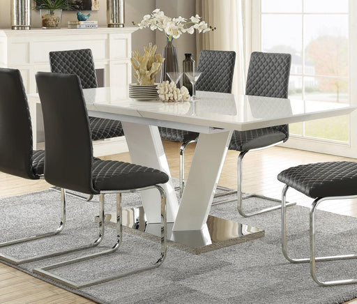 Homelegance Yannis Side Chair in Chrome Metal  (Set of 2) - LasVegasFurnitureOnline.com