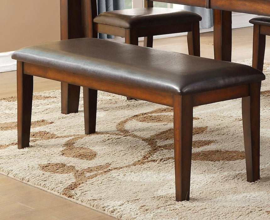Homelegance Mantello Bench in Cherry 5547-13 - LasVegasFurnitureOnline.com