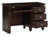 Homelegance Furniture Meghan 3-Drawer Writing Desk in Espresso - LasVegasFurnitureOnline.com
