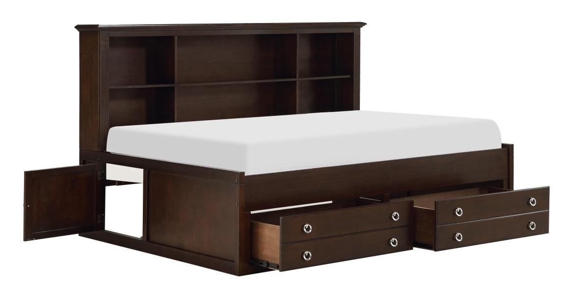 Homelegance Furniture Meghan Twin Lounge Storage Bed in Espresso - LasVegasFurnitureOnline.com