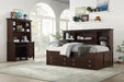 Homelegance Furniture Meghan 3-Drawer Writing Desk in Espresso - LasVegasFurnitureOnline.com