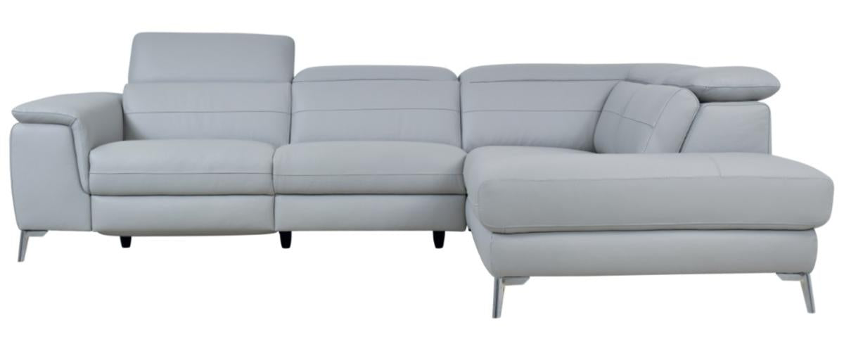 Homelegance Furniture Cinque 2-piece Sectional with Right Chaise in Gray - LasVegasFurnitureOnline.com