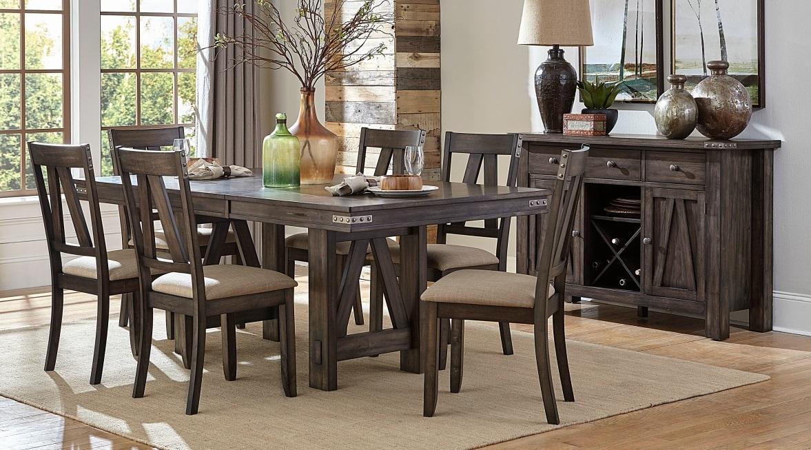Homelegance Mattawa Side Chair in Brown (Set of 2) - LasVegasFurnitureOnline.com