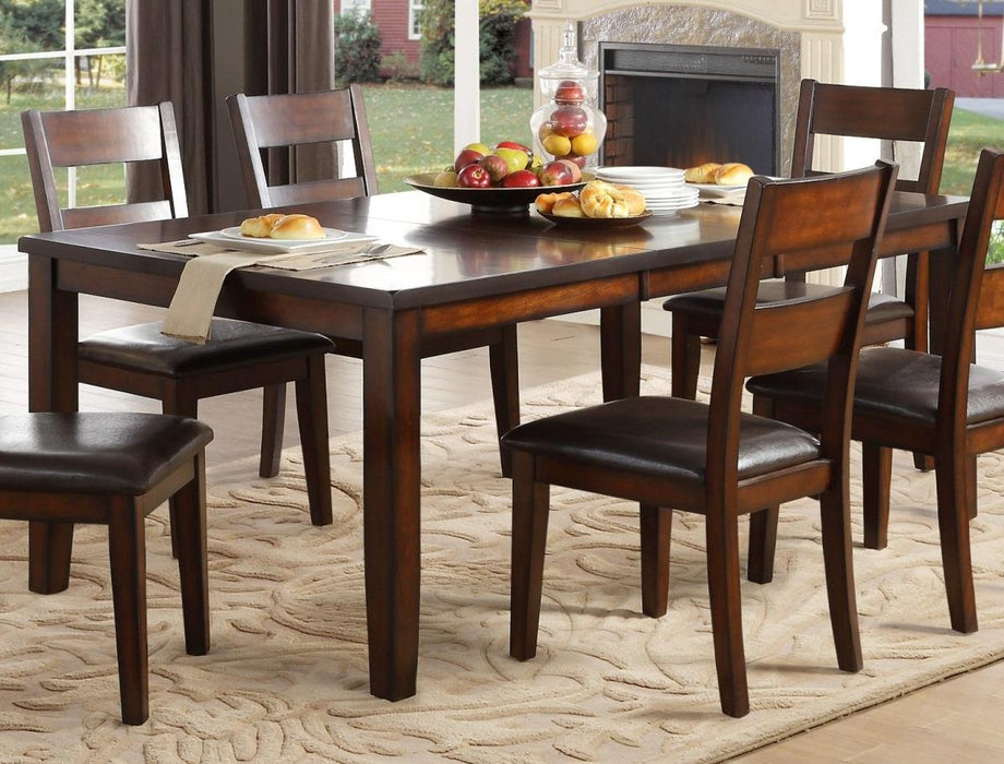 Homelegance Mantello Dining Table in Cherry 5547-78 - LasVegasFurnitureOnline.com