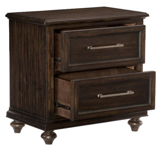 Homelegance Cardona Nightstand in Driftwood Charcoal 1689-4 - LasVegasFurnitureOnline.com