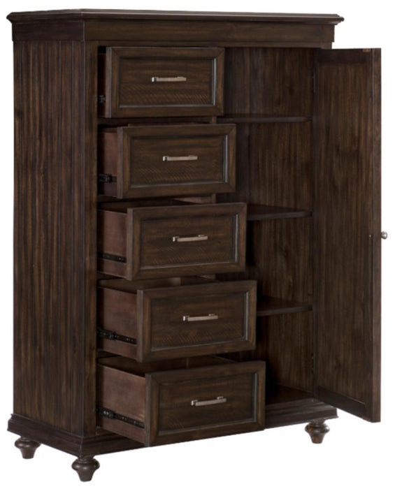 Homelegance Cardona Wardrobe Chest in Driftwood Charcoal 1689-10 - LasVegasFurnitureOnline.com