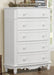 Homelegance Clementine 5 Drawer Chest in White B1799-9 - LasVegasFurnitureOnline.com