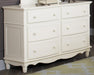 Homelegance Clementine 6 Drawer Dresser in White B1799-5 - LasVegasFurnitureOnline.com