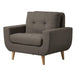 Homelegance Furniture Deryn Chair in Gray 8327GY-1 - LasVegasFurnitureOnline.com