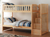 Homelegance Bartly Bunk Bed w/ Reversible Storage in Natural B2043SB-1* - LasVegasFurnitureOnline.com
