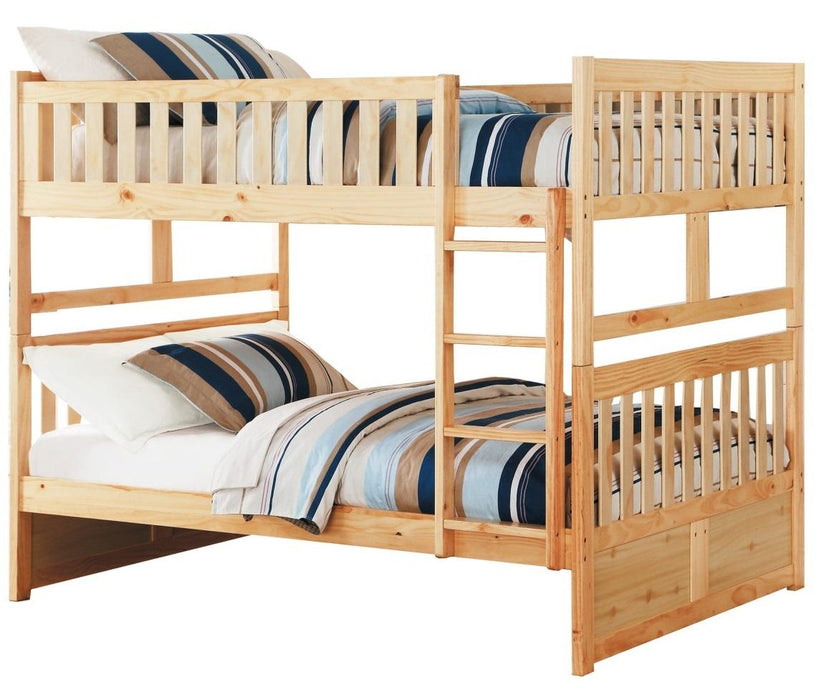 Homelegance Bartly Twin/Twin Bunk Bed in Natural B2043-1* - LasVegasFurnitureOnline.com