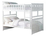 Homelegance Galen Full/Full Bunk Bed in White B2053FFW-1* - LasVegasFurnitureOnline.com