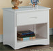 Homelegance Galen 1 Drawer Night Stand in White B2053W-4 - LasVegasFurnitureOnline.com