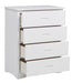 Homelegance Galen 4 Drawer Chest in White B2053W-9 - LasVegasFurnitureOnline.com