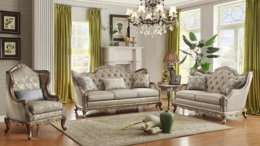 Homelegance Furniture Florentina Sofa in Taupe 8412-3 - LasVegasFurnitureOnline.com