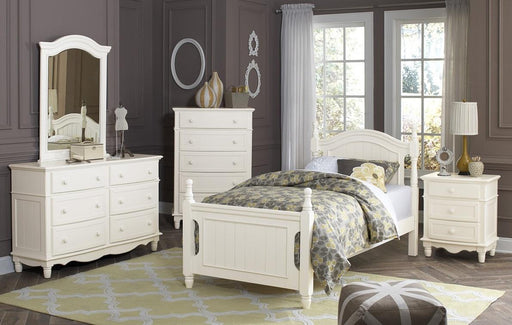 Homelegance Clementine Twin Bed in White B1799T-1* - LasVegasFurnitureOnline.com