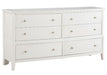 Homelegance Cotterill Dresser in Antique White 1730WW-5 - LasVegasFurnitureOnline.com