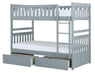Homelegance Orion Twin/Twin Bunk Bed with Storage Boxes in Gray B2063-1*T - LasVegasFurnitureOnline.com