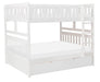 Homelegance Galen Full/Full Bunk Bed w/ Storage Boxes in White B2053FFW-1*T - LasVegasFurnitureOnline.com