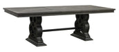 Homelegance Arasina Dining Table in Dark Pewter 5559N-96* - LasVegasFurnitureOnline.com