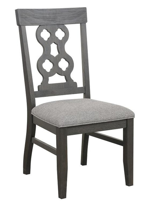 Homelegance Arasina Side Chair in Dark Pewter (Set of 2) - LasVegasFurnitureOnline.com