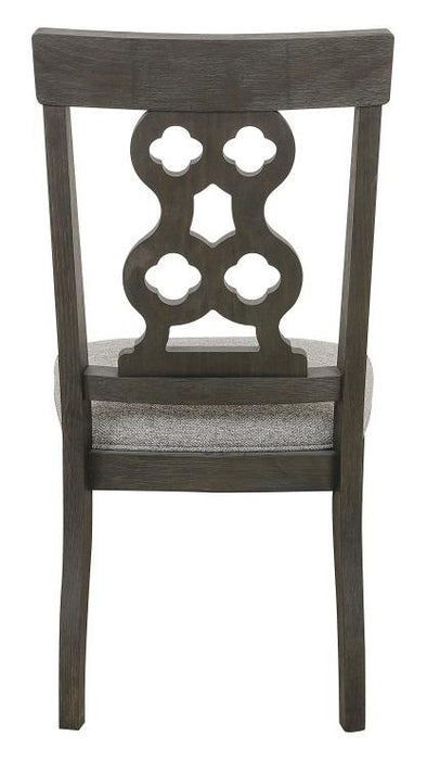 Homelegance Arasina Side Chair in Dark Pewter (Set of 2) - LasVegasFurnitureOnline.com