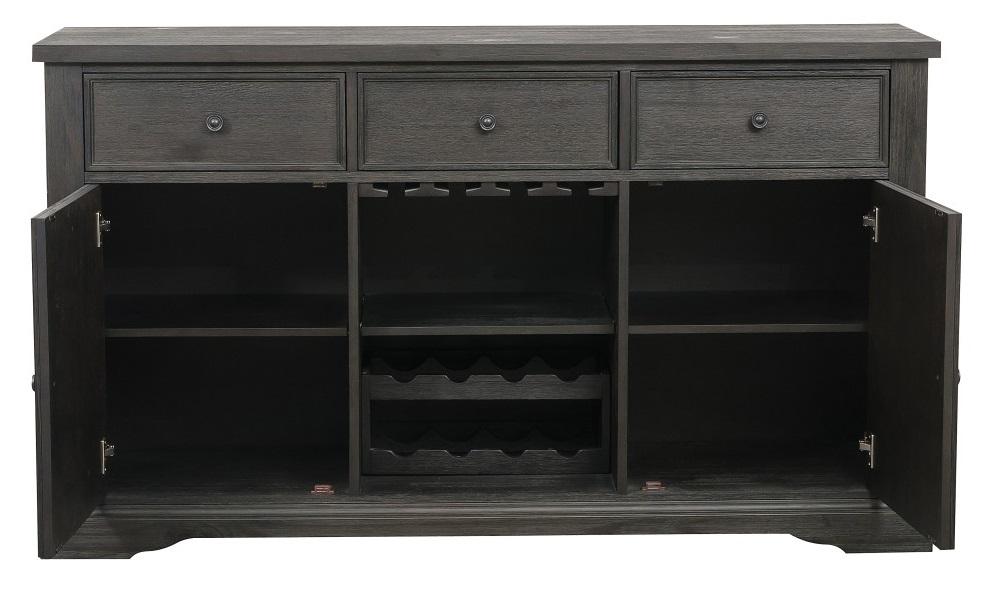 Homelegance Arasina Server in Dark Pewter 5559N-40 - LasVegasFurnitureOnline.com