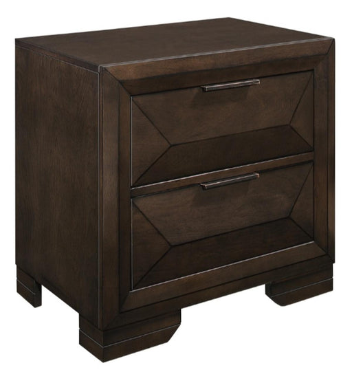 Homelegance Chesky Nightstand in Warm Espresso 1753-4 - LasVegasFurnitureOnline.com