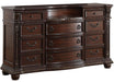 Homelegance Cavalier Dresser in Dark Cherry 1757-5 - LasVegasFurnitureOnline.com