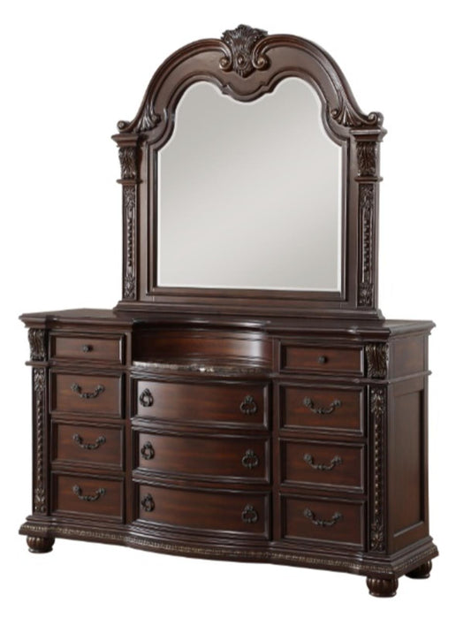 Homelegance Cavalier Dresser in Dark Cherry 1757-5 - LasVegasFurnitureOnline.com