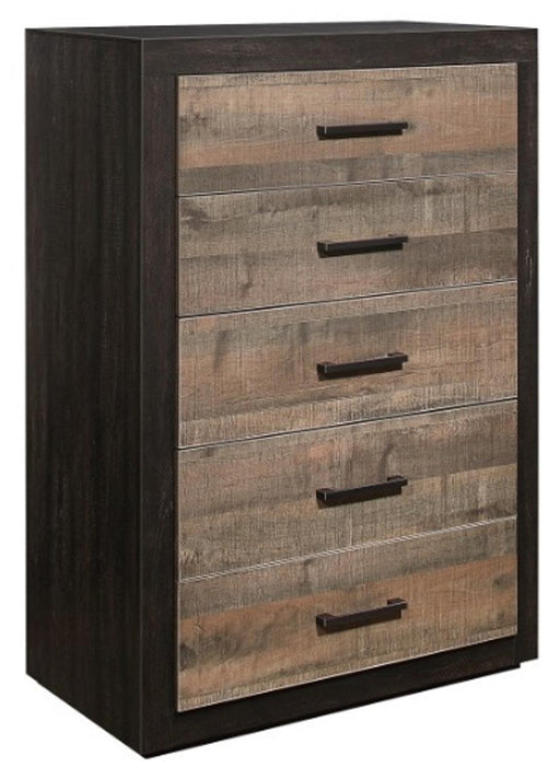 Homelegance Miter Chest in Rustin Mahogany & Dark Ebony 1762-9 - LasVegasFurnitureOnline.com
