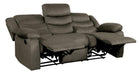 Homelegance Furniture Discus Double Reclining Sofa in Brown 9526BR-3 - LasVegasFurnitureOnline.com