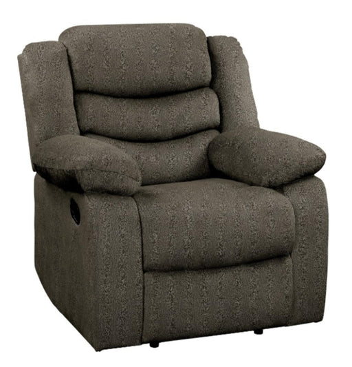 Homelegance Furniture Discus Double Reclining Chair in Brown 9526BR-1 - LasVegasFurnitureOnline.com