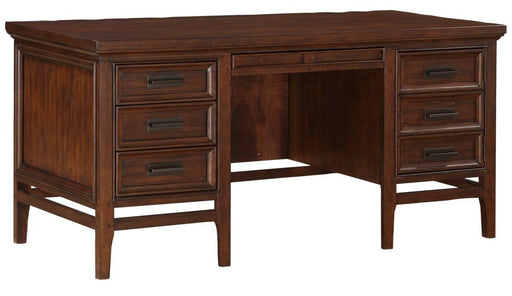 Homelegance Frazier Executive Desk in Brown Cherry 1649-17 - LasVegasFurnitureOnline.com