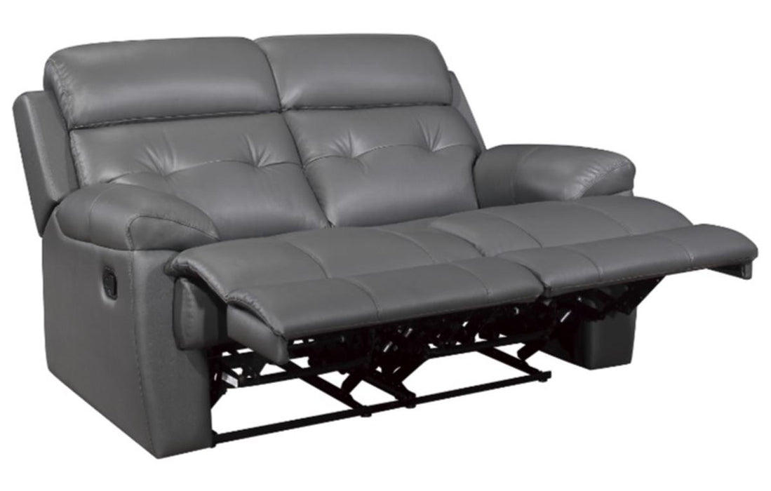 Homelegance Furniture Lambent Double Reclining Loveseat in Dark Gray - LasVegasFurnitureOnline.com