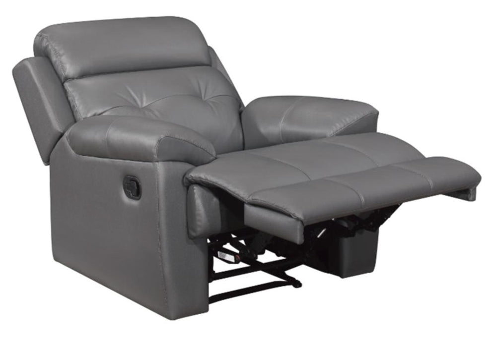 Homelegance Furniture Lambent Double Reclining Chair in Dark Gray - LasVegasFurnitureOnline.com