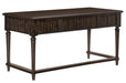 Homelegance Cardano Writing Desk w/ 3 Working Drawers in Charcoal 1689-16 - LasVegasFurnitureOnline.com
