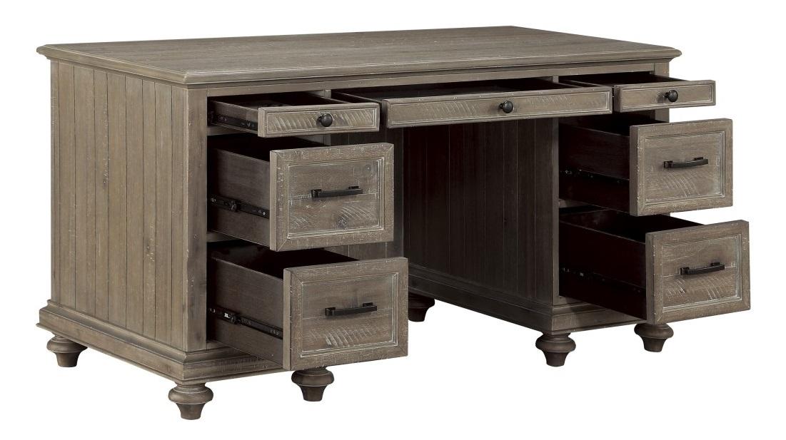 Homelegance Cardano Executive Desk in Brown 1689BR-17 - LasVegasFurnitureOnline.com