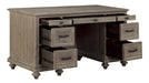 Homelegance Cardano Executive Desk in Brown 1689BR-17 - LasVegasFurnitureOnline.com